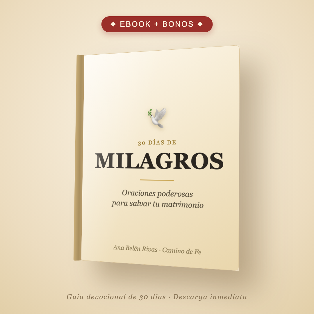 Mockup del ebook 30 Días de Milagros con bonos